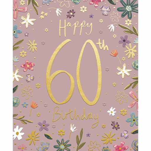Picture of HAPPY 60TH BIRTHDAY CARD